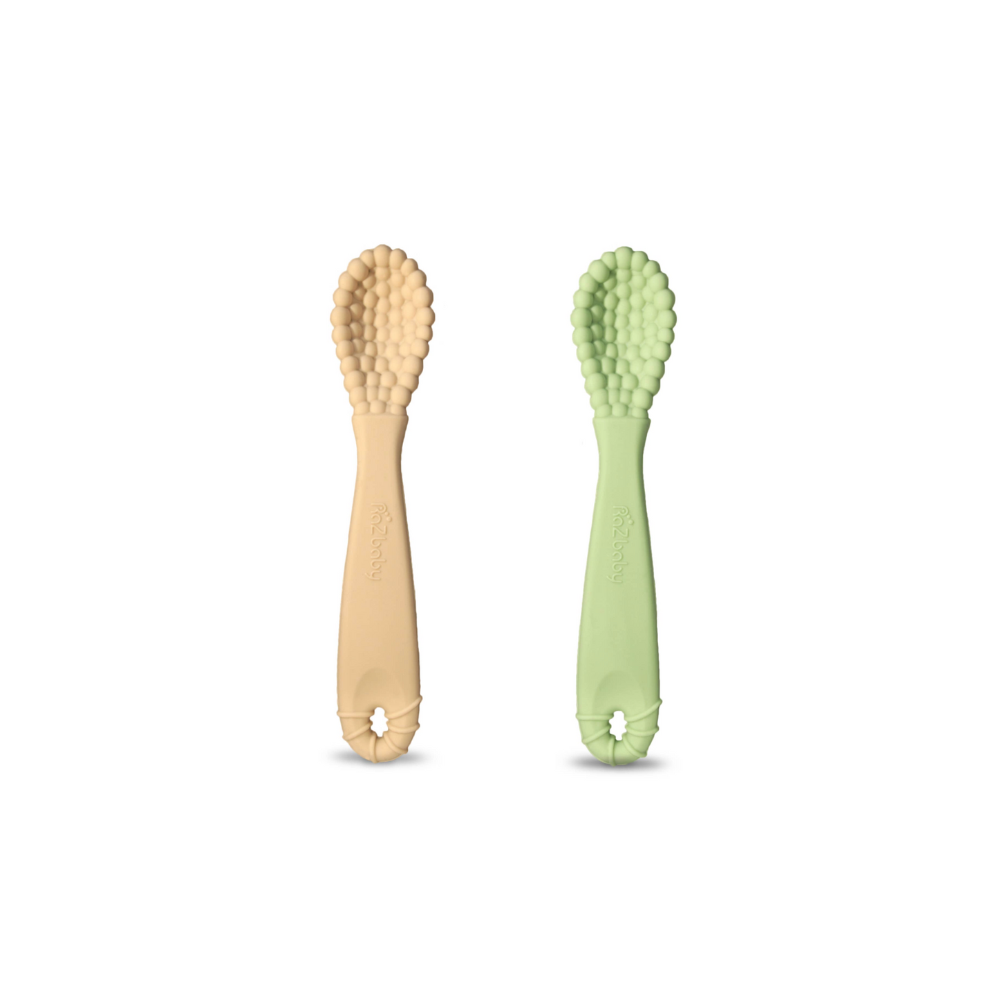 Baby's First Spoon - RaZberry Silicone Training Spoons - 2 pack